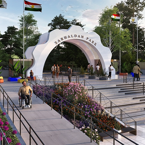 sarhaldan park gate
